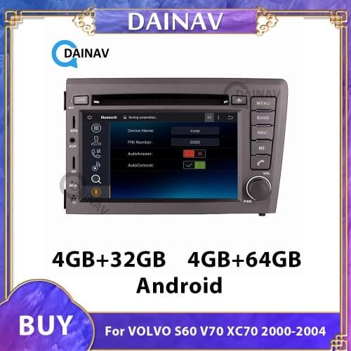 Android car radio DVD multimedia player for-VOLVO S60 V70 XC70 2000 2001 2002 2003 2004 car autoradio GPS navigation