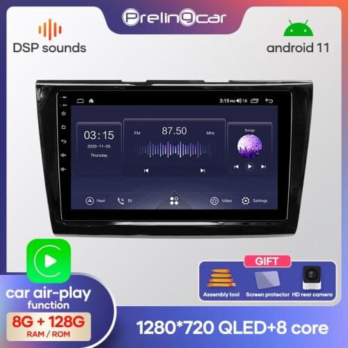 Prelingcar Android 10.0 Car multimedia navigation GPS DVD player For Ford Taurus 2015-2018 years IPS screen Radio