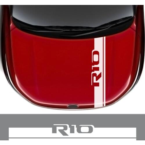 Car Wrap Engine Bonnet Decoration Stripes Decal Stickers For Kia Rio 3 5 4 Auto Vinyl Film Car Hood Cover Trim Decal Accessories