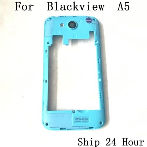 Blackview A5 Used Back Frame Shell Case + Camera Glass Lens For Blackview A5 Repair Fixing Part Replacement
