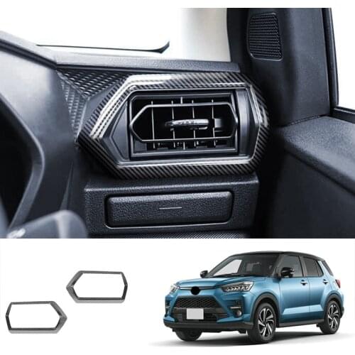 Car Central Control Instrument Air Conditioning Air Outlet Air Conditioning Vent Decorative Cover for Toyota Raize 2021