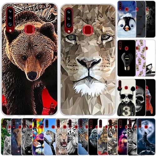For Samsung Galaxy A20s Case Soft TPU Silicon Phone Back Cover For Samsung A20s Case Etui Protective Bumper Fundas Coque Capas