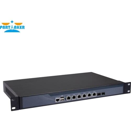 Partaker R16 Intel Z87 Quad Core I3 4160 i5 4430 i7 4770 6 LAN 2 Optical Ports Network Server