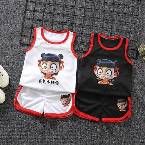 2021 New Summer Boy Basketball Clothes Vest+short 2pcs Suit Children Sleeveless Quick-dry Sets Tracksuit Kids Outfit Active s780
