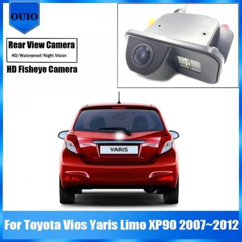 HD rear view camera |For Toyota Vios Yaris Limo XP90 2007~2012 HD Night Vision Waterproof Backup Parking Reversing Camera