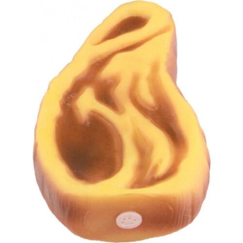 Puppy Simulation Meat Food Shape Block Chewing Bite-resistant Dog Sounding Pet Chew Toys Supply