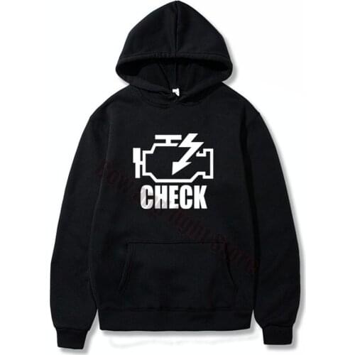 Mens Hoodies Mechanic Auto Repair Check Engine Light Funny Birthday Gift For Daddy Father Husband Sweatshirt Hoody Tops