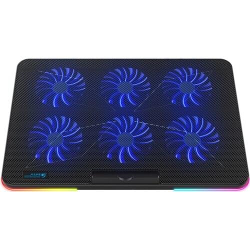 Notebook Computer Cooling Pad. Suitable for 11-17.3 Inch Laptops, Laptop Fan with Adjustable Angle, with Phone Holder