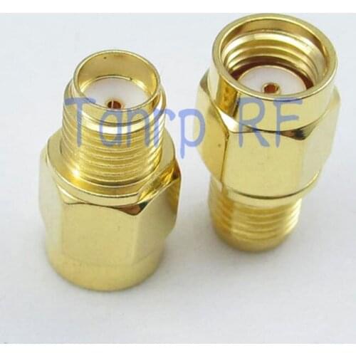 Wholesale RP-SMA male plug to SMA female jack straight RF coaxial connector adapter cable