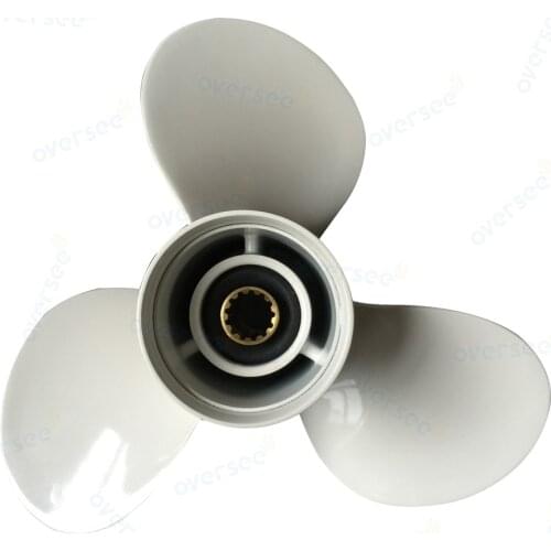 Aftermarket Outboard Propeller 25-60HP (Type G) 11 3/8" x 12" 69W-45952-00-EL Replaces for Yamaha Outboard Motor Parts