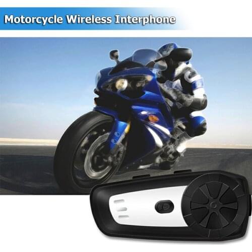 Durable Headset Earpiece Delicate Texture Solid M6 Wireless Bluetooth Intercom BT Interphone Motorcycle Helmet Headset