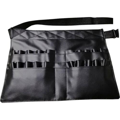 Professional Cosmetic Makeup Brush Bag with Artist Belt Strap for Women, Portable Multi Pockets Cosmetic Bag Waist Bag