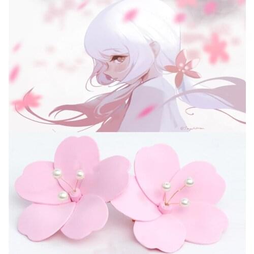 Sky Children of Light Cosplay The Cherry Blossom Ancestors Pink Hair Clip Hair Pin Costume Hairpin Accessory Prop