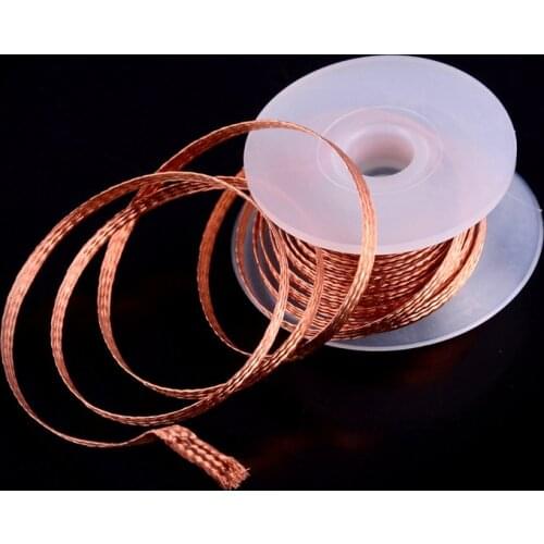 1.5mm 2mm 2.5mm 3mm Width 1.5M Length Desoldering Braid Welding Solder Remover Wick Wire Lead Cord Flux BGA Repair Tool
