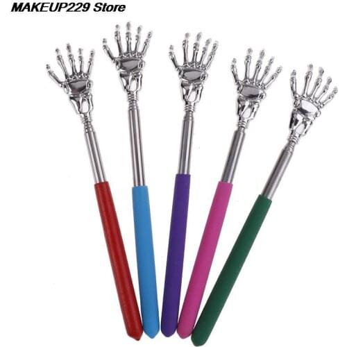 1X Back Scratcher Telescopic Scratching Backscratcher Massager Kit Back Scraper Extendable Telescoping Health Products Hackle
