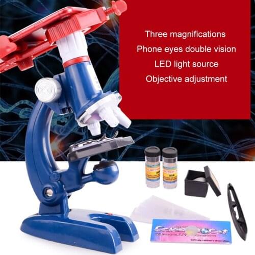 2020 100X-1200X Biological Microscope Kit Mobile Phone Holder Cultivate Childrens Interest In Scientific Knowledge MAR5