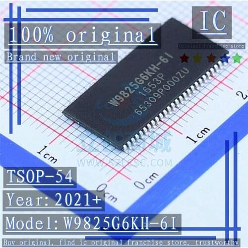 2021+ 100% Brand new original 1PCS-5PCS W9825G6KH-6I W9825G6KH TSOP-54 Memory chip