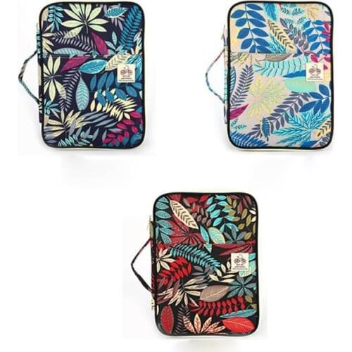 44PCS* A4 Document Storage Bag Waterproof Nylon Multifunctional Business Organizer Bag File Folder Zipper Stationery Organizer