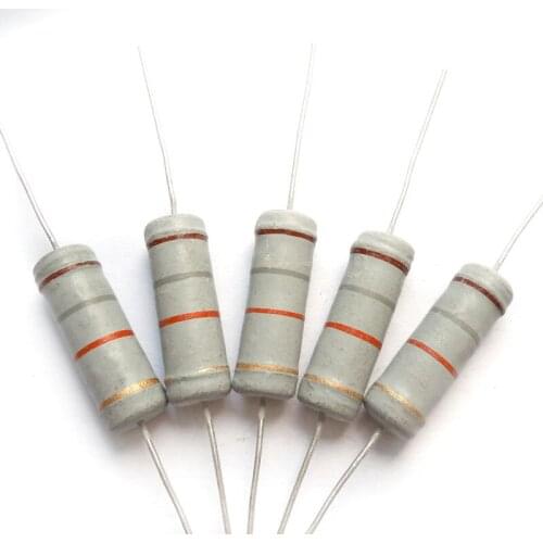 5w 18k ohm 18000 ohm 100% Original New Fixed Resistor Metal Oxide Film Resistors Resistance +/- 5% (100pcs)
