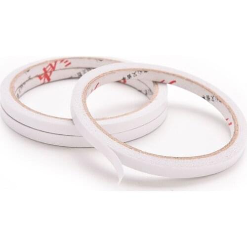 6mm Wide Double Sided Tape Strong Adhesive Tape Office& School Supplies Scrapbooking Masking Tape 1 Roll