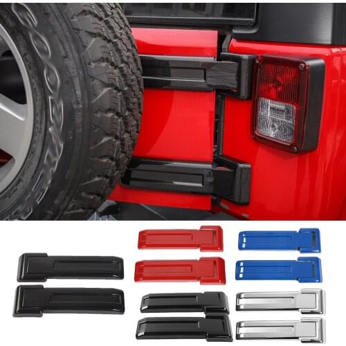 ABS Exterior Rear Tailgate Door Hinge Covers Trim for Jeep Wrangler JK 2007-2017 Car Accessories