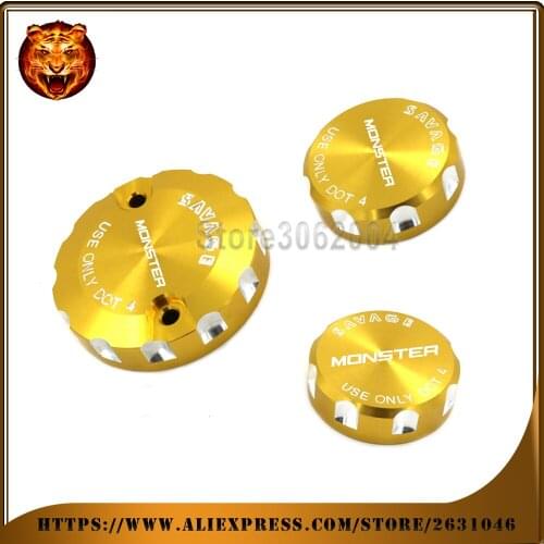Motorcycle Accessories Front & Rear Brake Master Cylinder Fluid Reservoir Cover CAP For DUCATI Monster 1100 EVO 1200 1200S 1100S