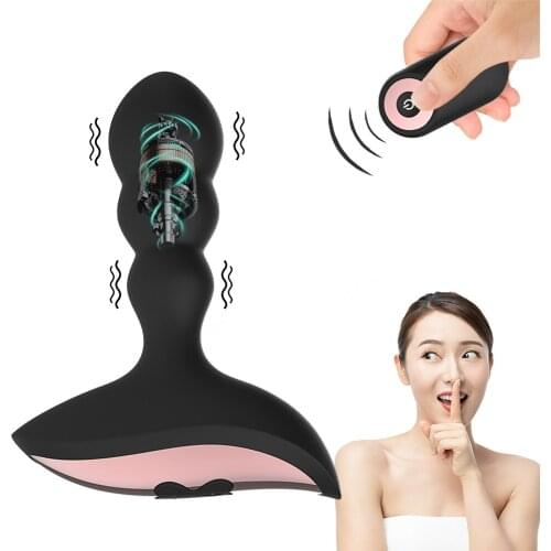 Butt Beads Soft Anal Plug Adult Product Prostate Massage Stimulator Female Masturbation Tool Butt Plug Erotic Sex Toy for Couple