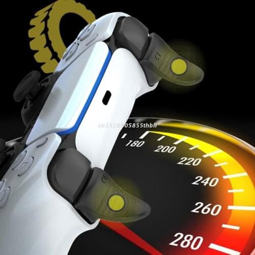 L2 R2 Anti-slip Trigger Extender, Analog Extender Button Kit Compatible with PS5 Controller Games & Accessories