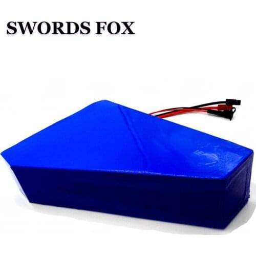 52v 21ah ebike battery 52v 20ah Lithium battery pack With 40A BMS and 3A Charger + Bag for 48V 1500W motor