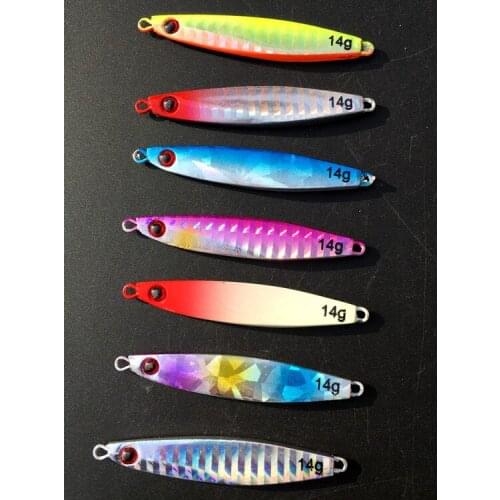 Lot 4 Pieces Jigbait Lures Shore Long Range Cast Jig Fishing Lure 14g/21g