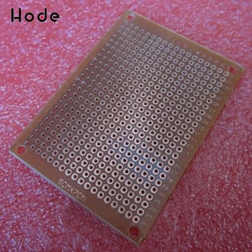 50Pcs DIY Prototype Paper PCB Experiment Matrix Circuit Board 5x7cm WC Best