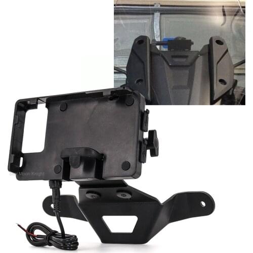 Motorcycle GPS/SMART PHONE Navigation GPS Plate Bracket Adapt Holder Black FOR BMW C400GT C 400 GT C400 GT