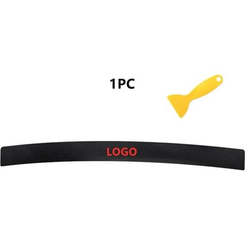 Car Rear Bumper Load For FORD FIGO Auto Edge Protector Stickers Trunk Guard Plate Decoration Decals 1pc