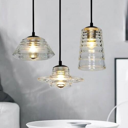 Modern Glass Led Pendant Light For Bar Counter Restaurant Dining Table Hanging Light Kitchen Lighting Modern Light Fixtures