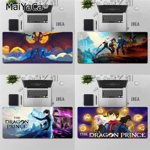 MaiYaCa Top Quality Anime The Dragon Prince Large Mouse pad PC Computer mat Free Shipping Large Mouse Pad Keyboards Mat