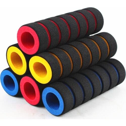 1pair 2pcs bicycle soft mtb mountain road bike bicycle cycling handlegrip handlegrips handlebar sponge bar ends
