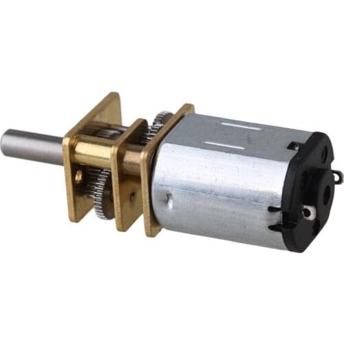 12mm Silver GA12-N20 50RPM Miniature Metal Electric 6v DC Gear Motor Gearwheel with 10mm Output Shaft