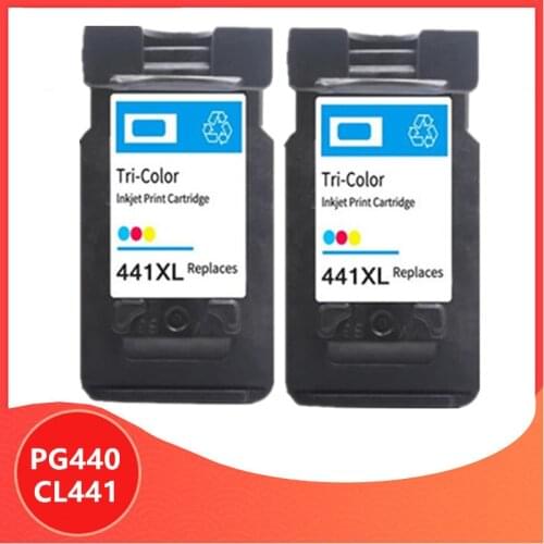2PK Color PG 440 PG440XL CL 441 compatible Ink Cartridge for Canon PG440 CL441 440XL 441XL for Printer 4280 MX438 518 378 MX438