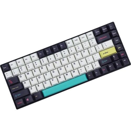 75% 84 Key Hotswap Kit RGB Detachable Type C USB Wired 2.4G Bluetooth Three Mode Kailh Hotswap Socket Mechanical Keyboard