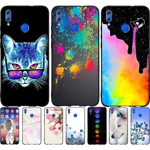 B For Huawei Honor 8X Case Cover For Honor8x Case Silicone Back Cover For Protector Huawei Honor 8X 8 X Phone Cases Bumper