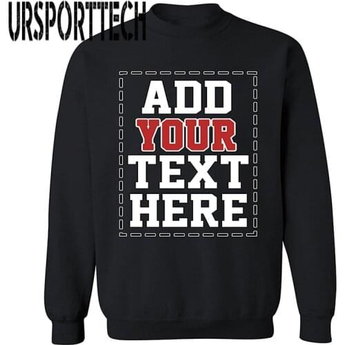 URSPORTTECH Brand Customized with Own Logo SWEATSHIRT Cool DESIGN YOUR OWN Sweatshirts for Men & Women
