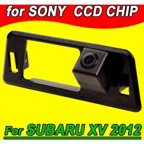 Color CCD Rear view back reverse car camera cam for Subaru XV 2012 NTSC PAL ( Optional) waterproof