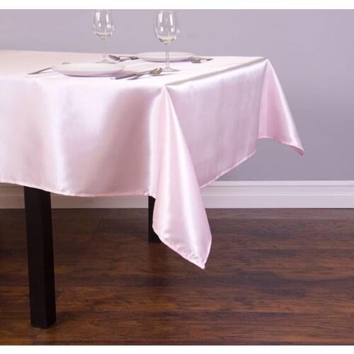 Dogoodbuinses Satin Tablecloths On The Table