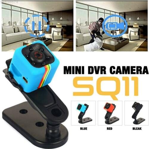 HD SQ11 Mini Camera Small DVR Video Night Vision Camcorder Sport Wearable Professional Secret Micro Cam Pocket Body Tiny Camera