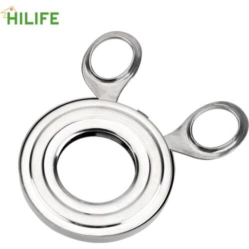 HILIFE Stainless Steel Egg Slicers Kitchen Household Tool Boiled Egg Shell Topper Cutter Snipper Shell Opener Egg Cutter