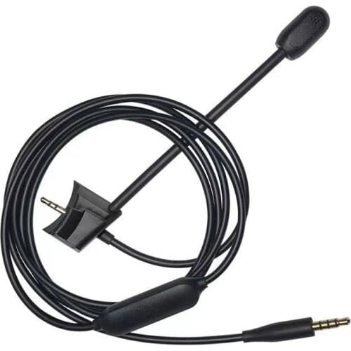 The microphone cable is compatible with bose quietcomfort 35 (qc35) and quiet comfort 35 ii (qc35 ii) headphones