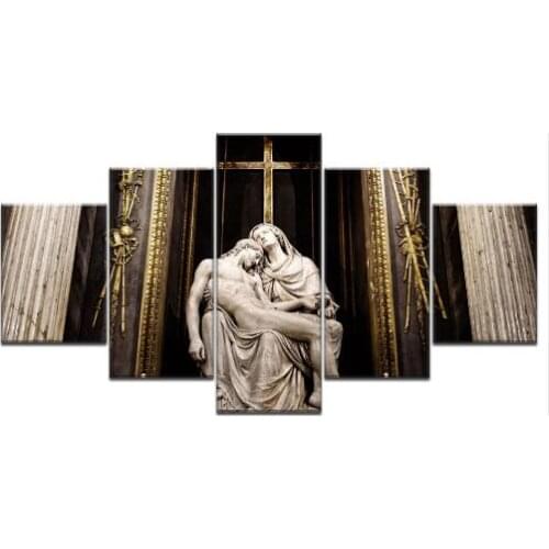 Framed 5 Piece Picture Beautiful Canvas Art Print Oil Painting Wall Pictures for Living Room Paintings Decorativons