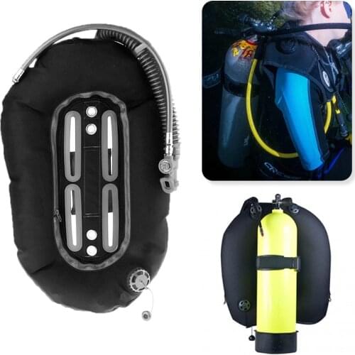 Scuba Diving Donut Wing 30lb/13.3kg with Single Tube Snorkeling BCD Tech Back Plate for Professional Divers Tech Equipment