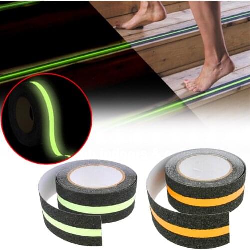 Hot New Luminous Tape Anti Slip Adhesive Tape Glowing Strip Stair Step Floor Tape Used Both Indoors & Outdoors Size 5*500 CM