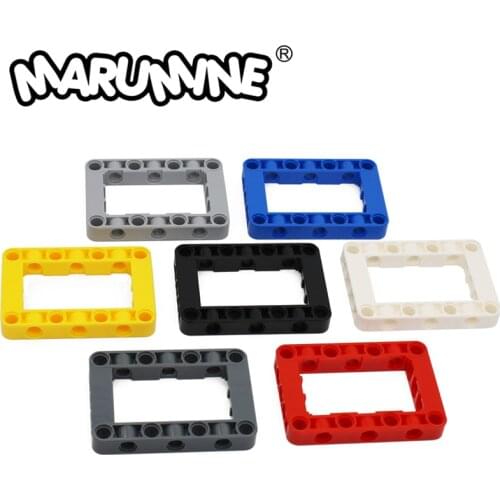 MARUMINE Technic Liftarm Straight 20PCS/Lot Technique Lift Arm Building Bricks Set Educational Toys For Children